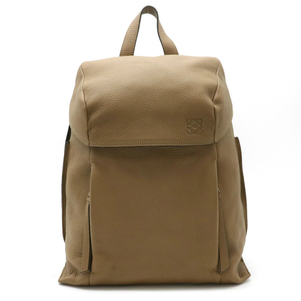 Loewe T Backpack Rucksack Calfskin Leather Mink Sand Beige Cream